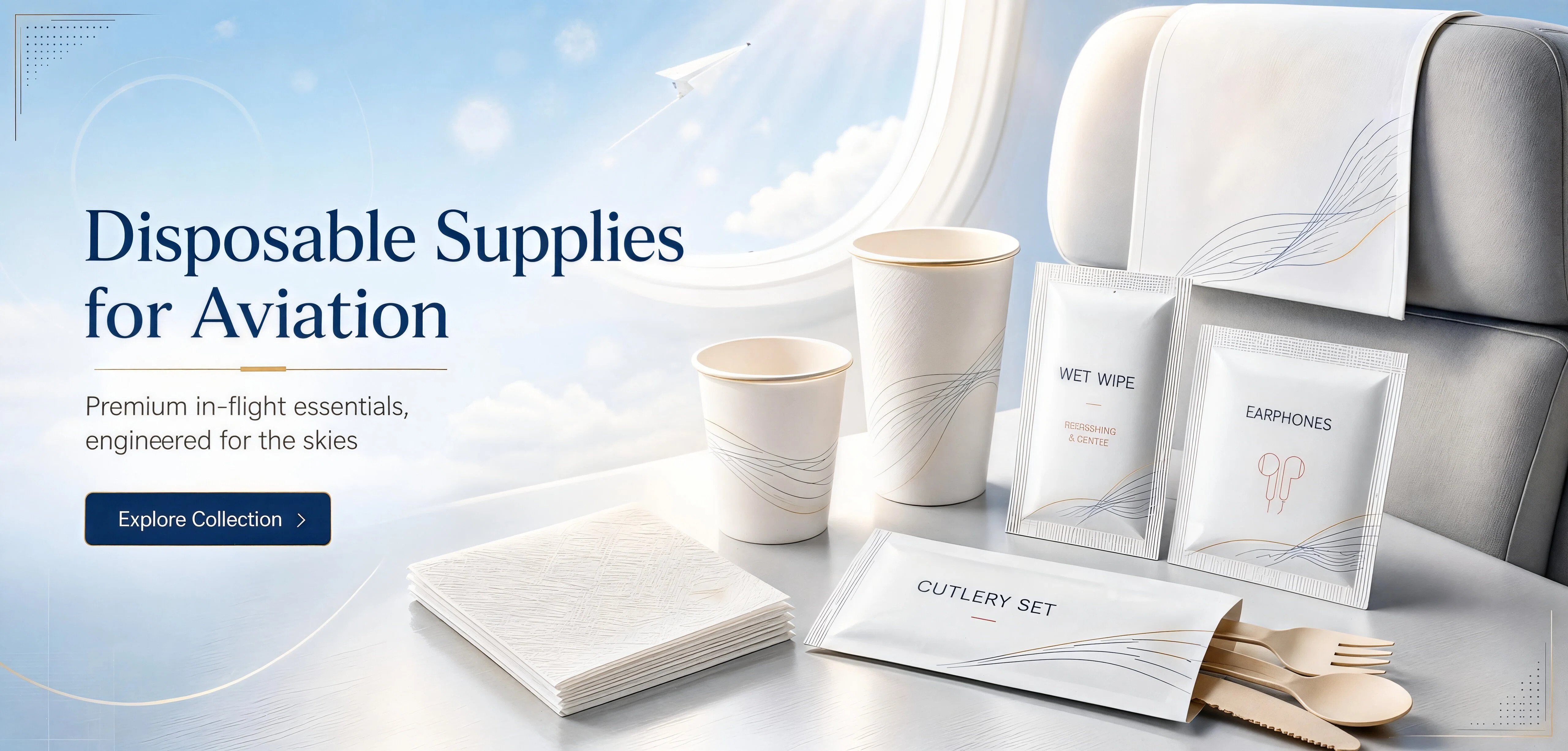 Aviation Supplies - Custom Disposable Supplies for Airlines