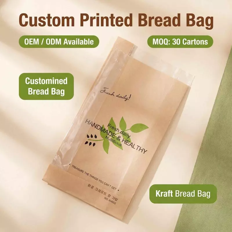 Comment spécifier des sacs à pain à fenêtre personnalisés pour les programmes de boulangerie et de collations à bord des avions