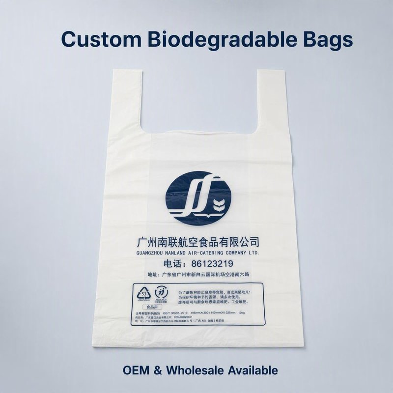 Custom PLA/PBAT Biodegradable T-Shirt Carrier Bags – Bulk Supply &amp;amp;amp;amp;amp;amp; OEM - image 1