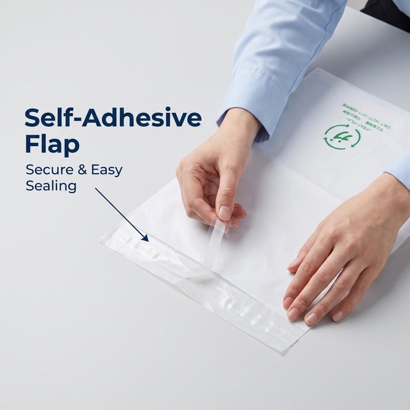 Custom Printed Biodegradable Self-Adhesive PLA/PBAT Bags 435×325mm – Bulk OEM - image 4 Custom Printed Biodegradable Self-Adhesive PLA/PBAT Bags 435×325mm – Bulk OEM - image 4