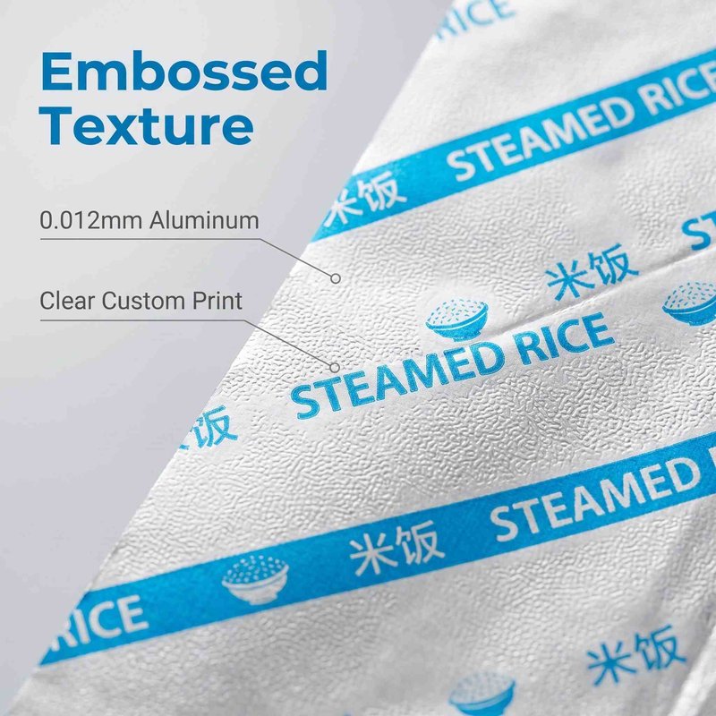 Custom Printed Embossed Aluminum Foil Sheets 220×180mm – Airline Catering Bulk - image 4 Custom Printed Embossed Aluminum Foil Sheets 220×180mm – Airline Catering Bulk - image 4